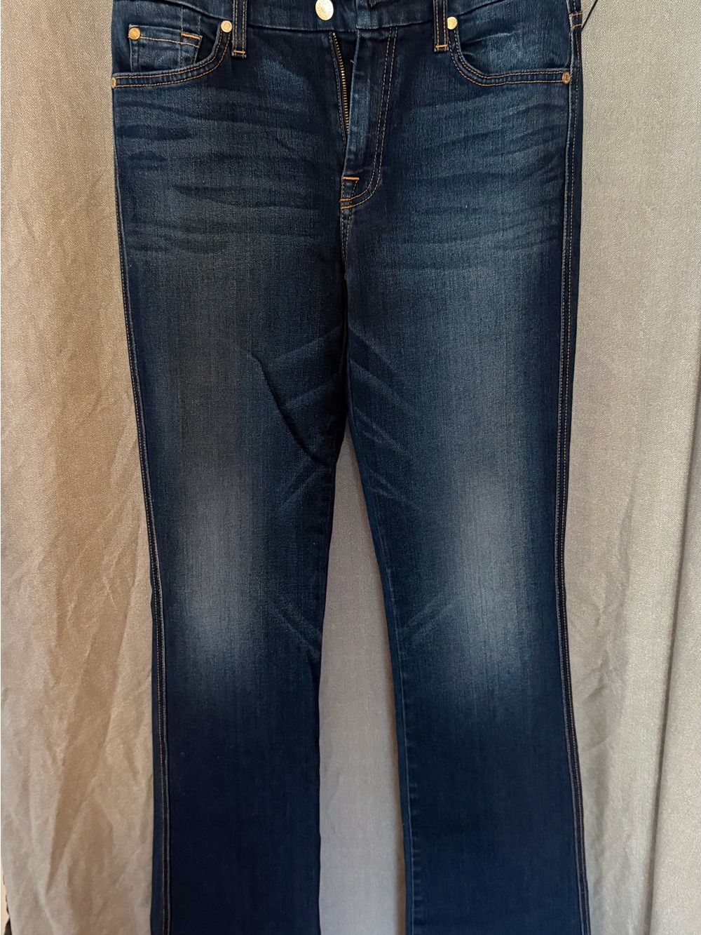 7 For All Mankind Women's Boot-Cut Jeans - Dark Blue